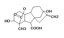 Chemical structure of GA 452D.